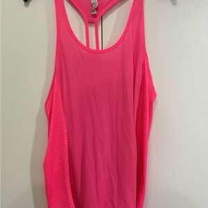 Under Armour Pink Backless Sleeveless Tank Top